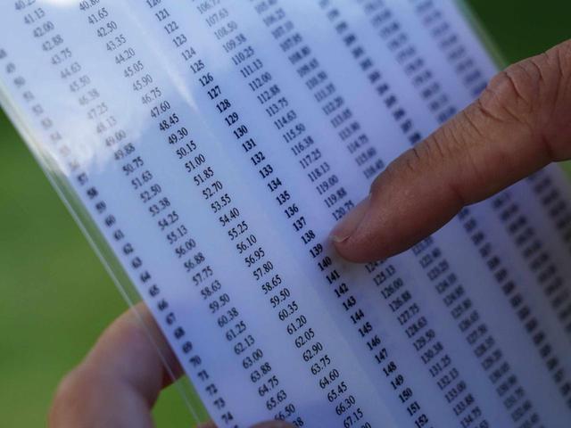 画像: 番手やスピン量、コースの状況によって計算も変わってくるという
