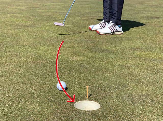画像: フックだとこんなラインでカップに入るイメージ