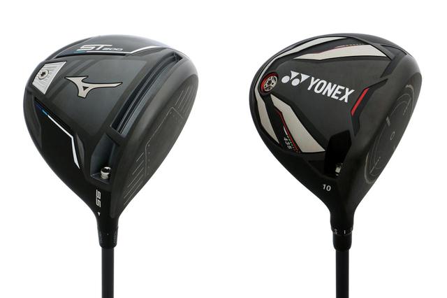 画像: ミズノ「ST200」(左)、ヨネックス「EZONE GT435」(右)