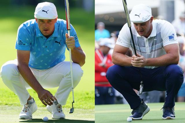画像: 2019年のWGCメキシコ選手権(左)と2020年のメキシコ選手権(右)を比べてみると、肉体改造の成果がよくわかる(撮影/姉崎正)