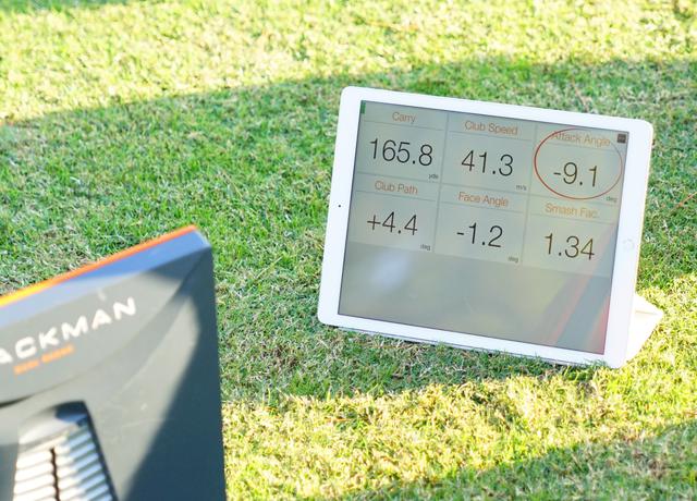 画像: ケプカが練習場で打った9番アイアンのトラックマンデータ。9.1度のダウンブローでキャリーは165.8ヤード。ヘッドスピードは41.3と、普通の男性ゴルファーのドライバー並の数値だ(写真は2017年ダンロップフェニックス)