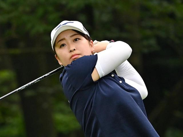 画像: トータル8アンダー、2位タイの西郷真央(Getty Images/JLPGA提供)