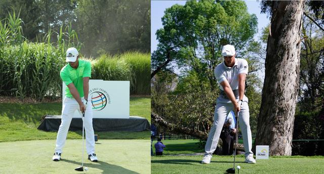 画像: 2月のWGCメキシコ選手権(右)の時点でも体つきの違いは一目瞭然(写真は2017年のWGCブリヂストン招待(左)、2020年のWGCメキシコ選手権(右)写真/姉崎正)