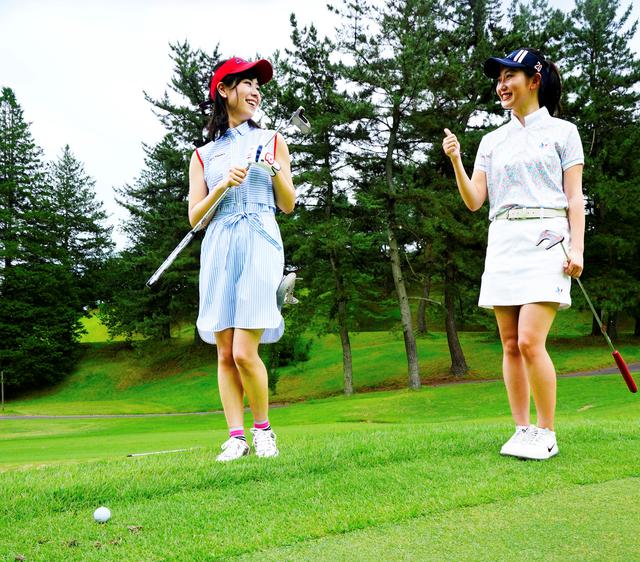 画像: 「バーディも狙えますよ!」「よかった~、これならパターで打てそうね」