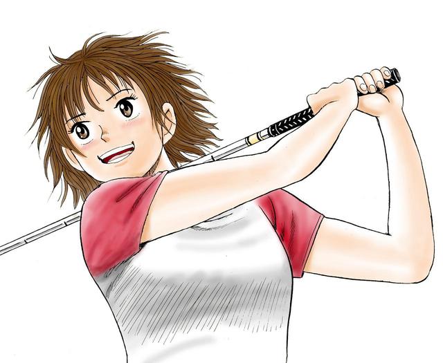画像: 週刊ゴルフダイジェストで連載中のゴルフ漫画「オーイ! とんぼ」の主人公、天真爛漫な高校生ゴルファー・大井とんぼも票を得た