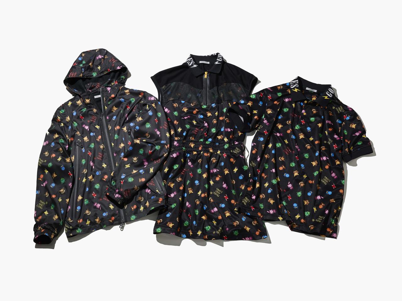 MARK&LONA ブラック ポロワンピース Mark and Lona ポロワンピース（Women's Onepiece Dress