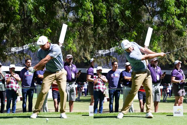 画像: ハーフウェイダウンからフォローにかけてのデシャンボーのスウィング。(写真は2020年のWGCメキシコ選手権 撮影/姉崎正)