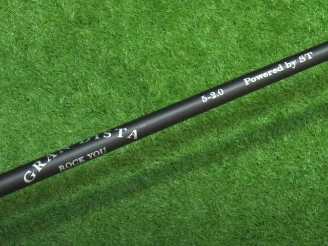 画像: シャフトはグランディスタ「ROCK YOU」。長さは48インチで、フレックスはS~X相当の「2.0」、重量は51グラムとなっている