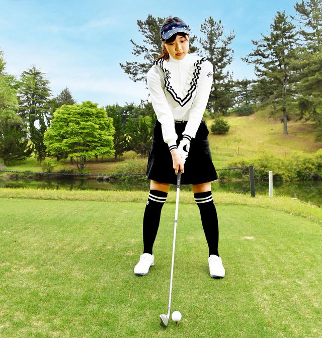 画像: 「ん? ちょっとティーアップが高い気が……」