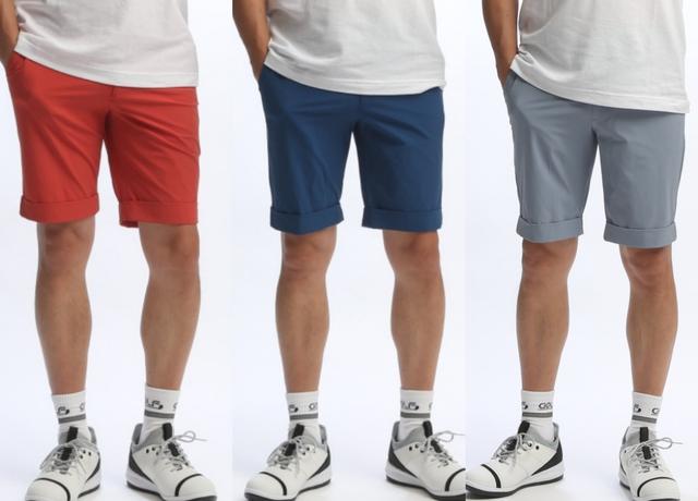 画像1: 軽涼!お洒落でラクな NUMBER Mゴルフハーフパンツ