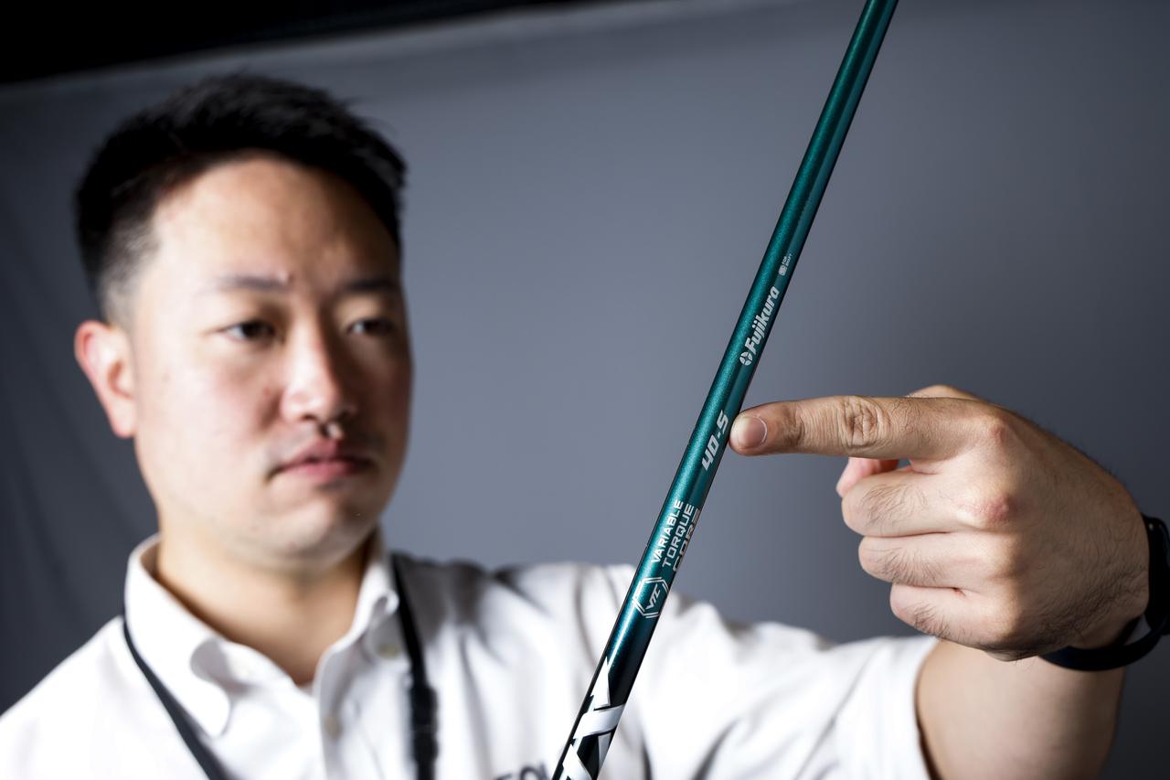 画像: 山口さんのイチオシシャフトはフジクラ『スピーダーNXグリーン』40g台のSフレックス。クセがなくて誰もが振りやすい万能シャフトだ