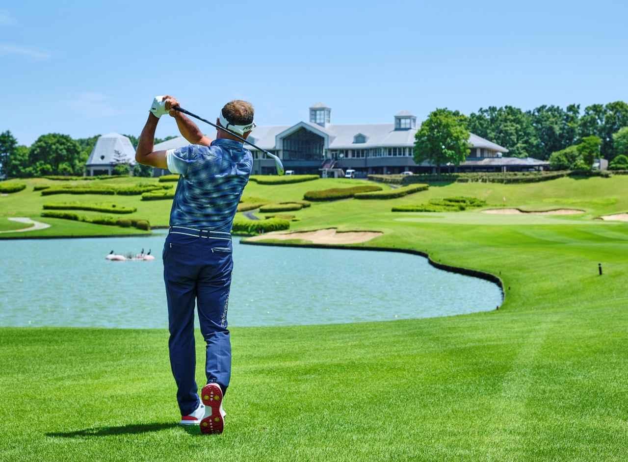 ゴルファー オブジェ FRPオブジェ ナイスショットゴルファー ゴールド