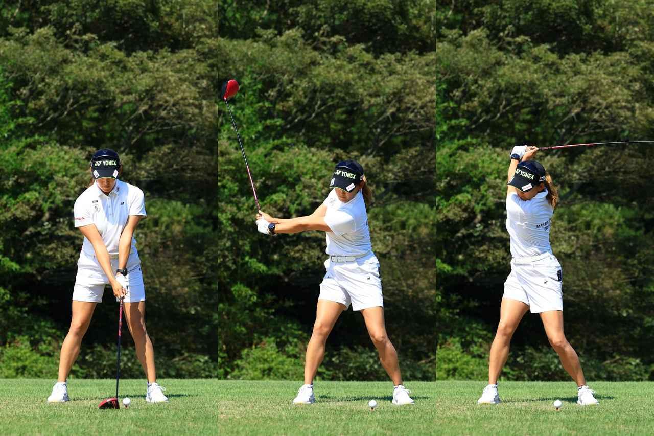 手元が体の正面から外れない！ 岩井千怜のスウィングをプロが解説