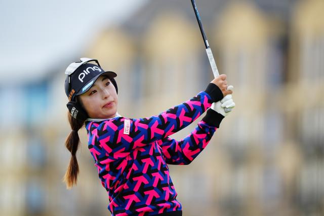 画像: AIG女子オープン2024での佐久間朱莉(撮影/姉崎正)