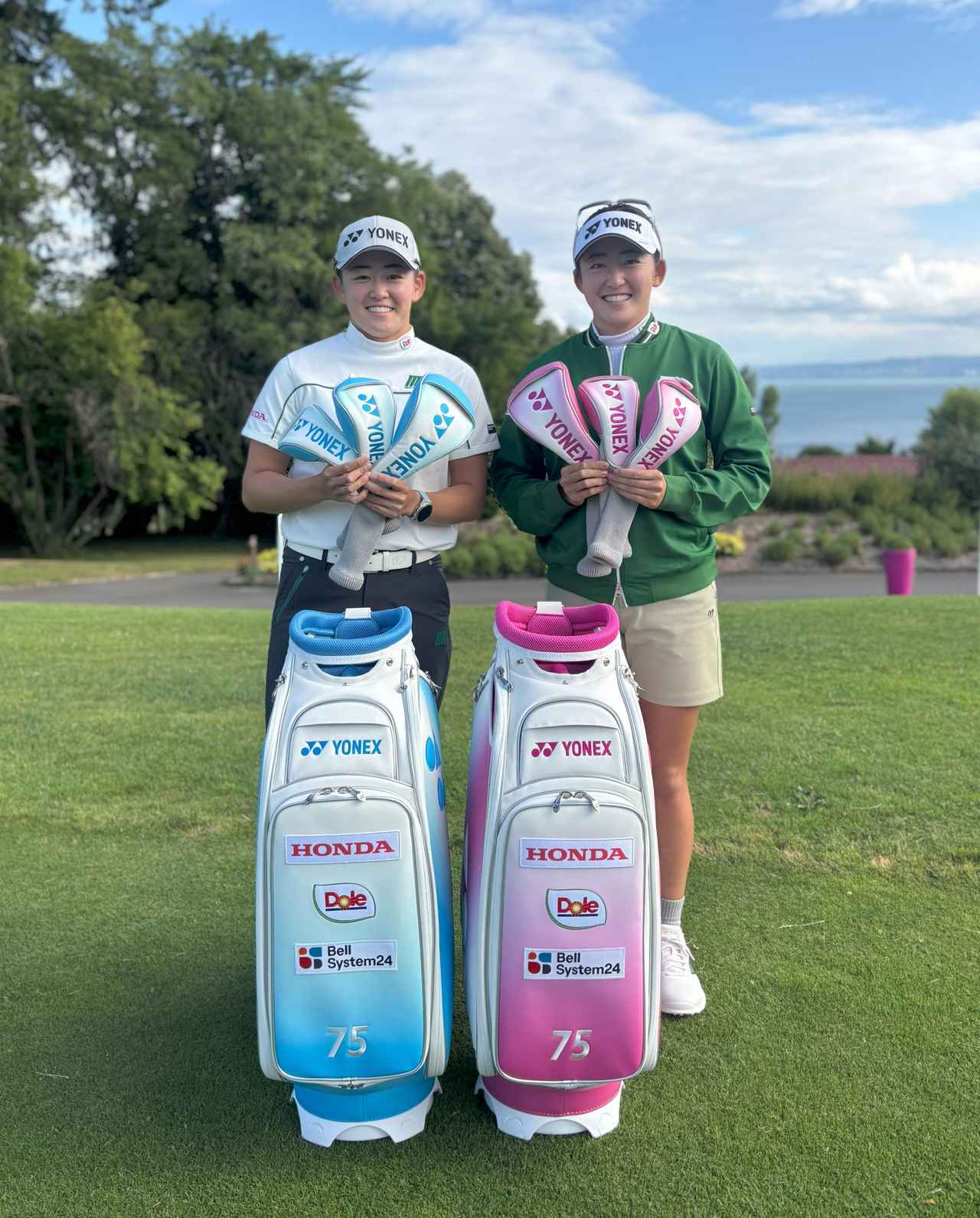 ㊗️アメリカツアー初優勝 新品未使用品YONEXキャディーバック岩井姉妹