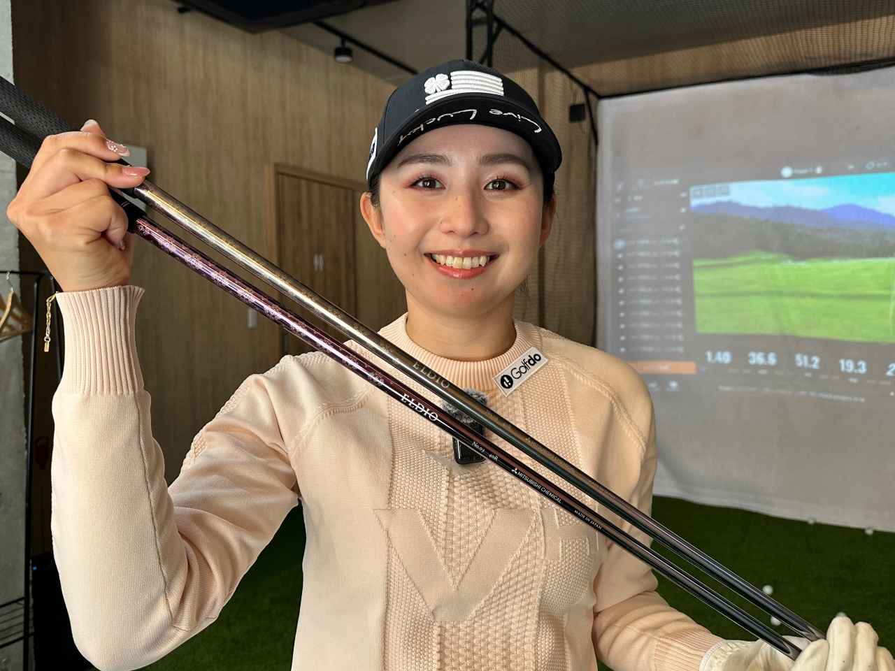 画像: 女性専用! 直進性＆飛距離特化型シャフトの三菱ケミカル「ELDIO（エルディオ）NO.03とNO.06」【江澤亜弥がハザマ女子に合う30グラム～40グラム台のシャフトを試打】 - みんなのゴルフダイジェスト