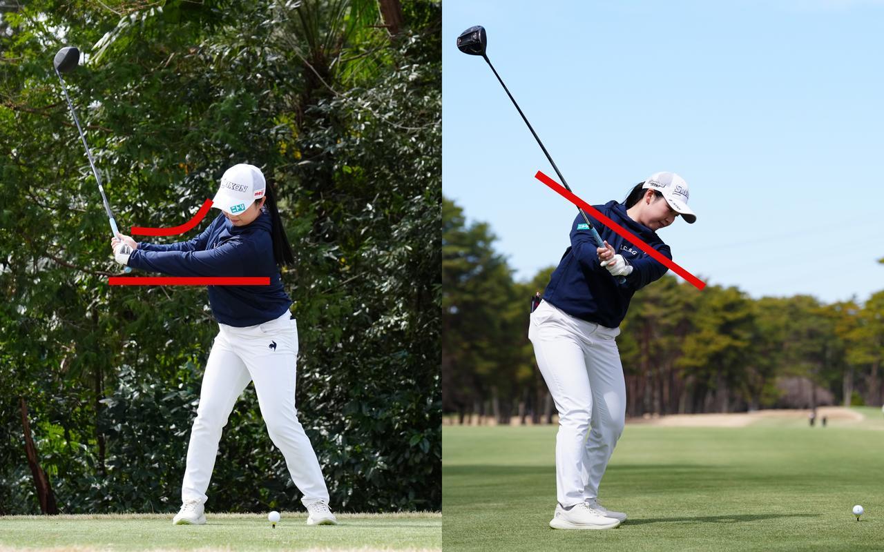 小祝さくら、”ボギー1個”で逆転Vの秘密！ 腕と胸の「再現性スウィング