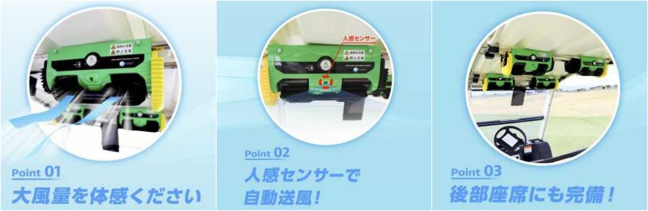画像: 酷暑ゴルフに救世主？ アコーディア・ゴルフ、全172コースに“送風機付きカート”「Cool Cart」導入完了