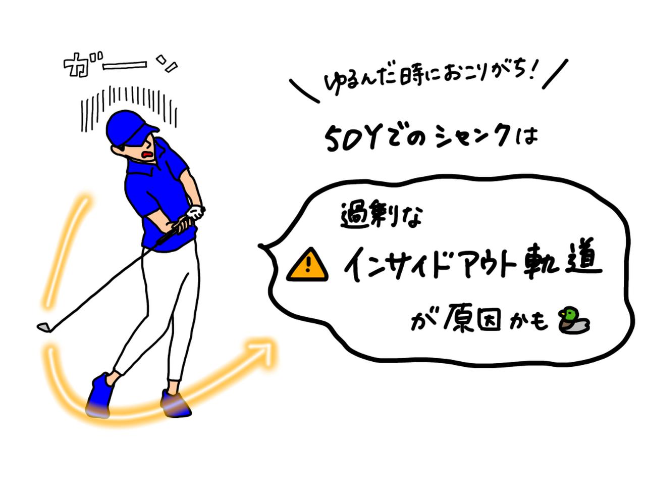 画像: ショートゲームで起きるシャンクの原因はなに？ どう改善すれば良いか、プロがイラストを交えて解説 - みんなのゴルフダイジェスト