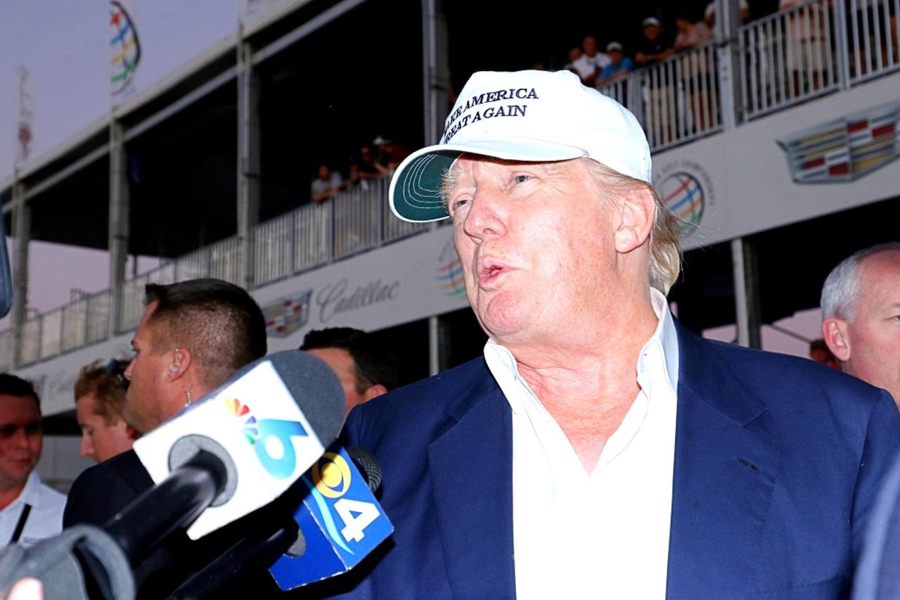 画像: 2016年に同コースで行われたWGCキャデラック選手権。トランプ氏も来場していた(撮影/姉崎正)