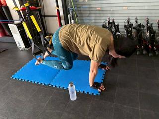 沖縄ではトレーニングもみっちりと①