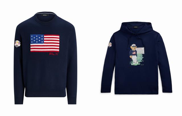 画像: チームに提供されるフラッグセーター(左)やポロベア フーデッド Tシャツも販売される