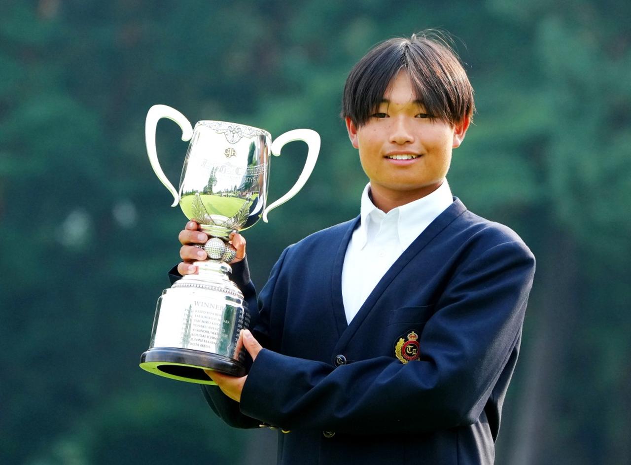 画像: 高1の道上嵩琉が日本ジュニア優勝! 怪物アマ・松山茉生との飛距離差は50Yも得意のパットで打ち負かす - みんなのゴルフダイジェスト