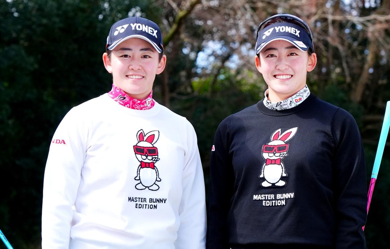 画像1: 岩井明愛が首位浮上! アメリカでも「Iwai Twins」旋風が巻き起こる!? LPGAが「双子の肩組み動画」をSNSに投稿 - みんなのゴルフダイジェスト
