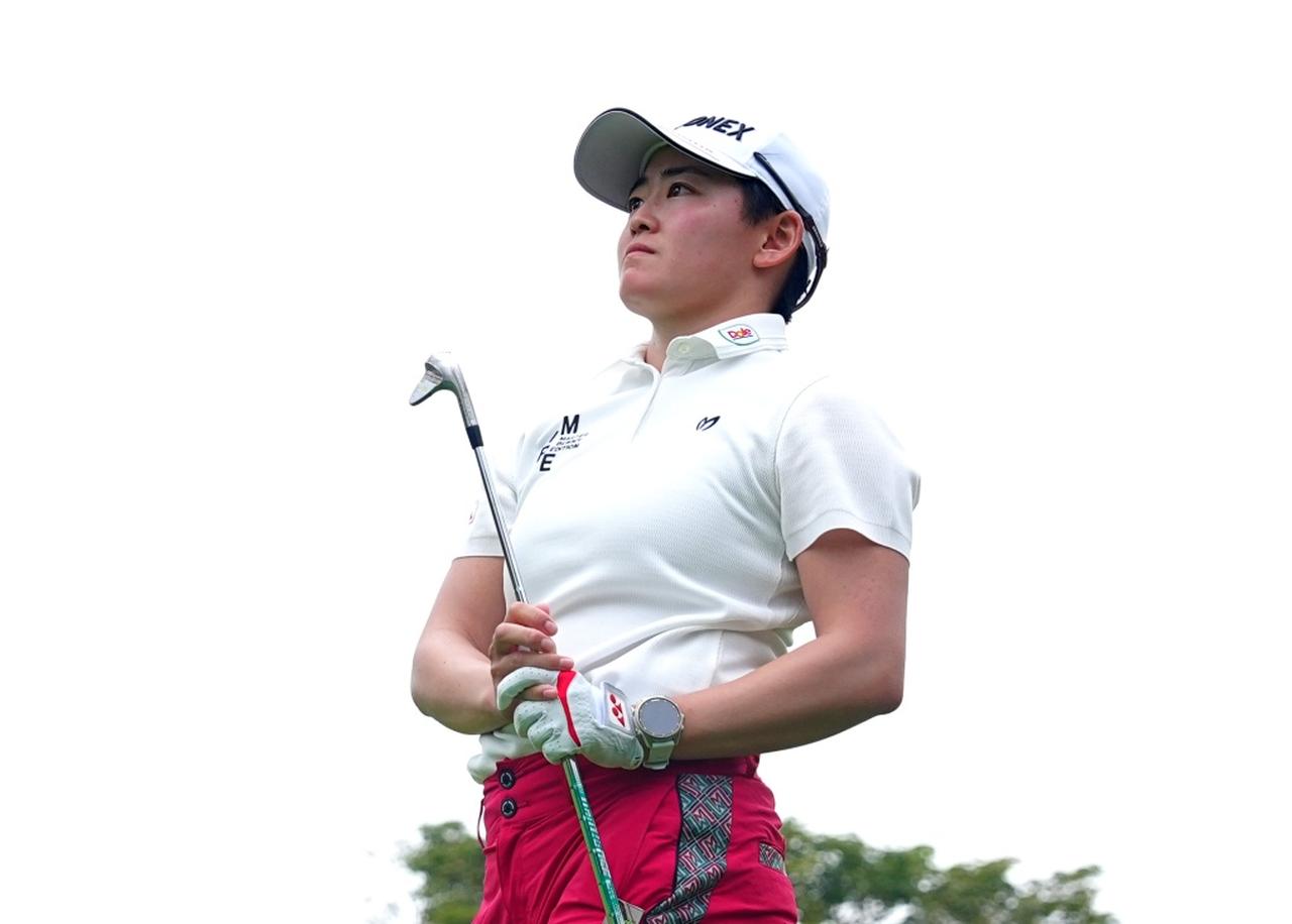 岩井明愛のスウィングが進化!? 右ひざのクセが消え、米ツアーで飛距離