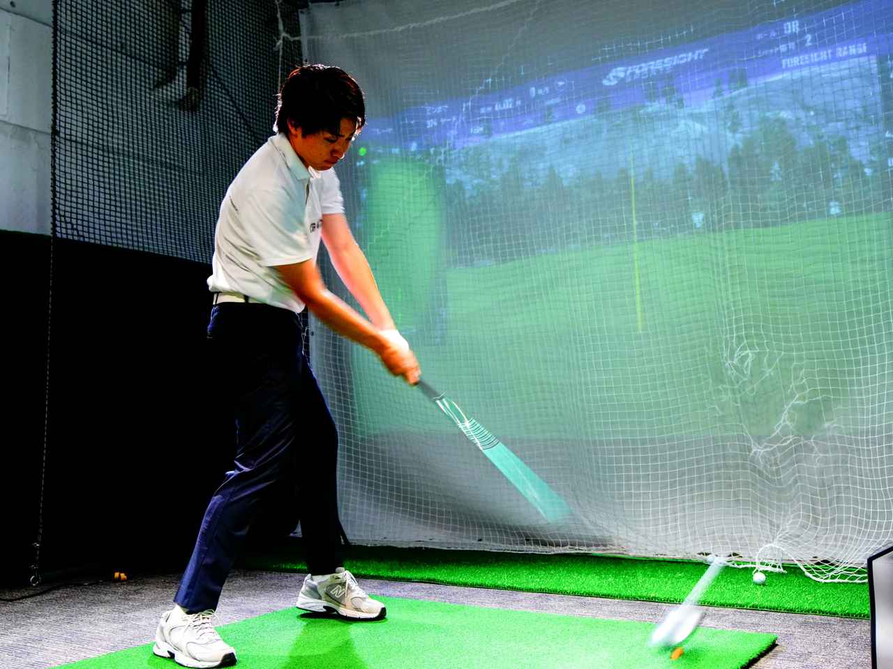 画像: TOUR AD FIをテストする小野耕平プロ