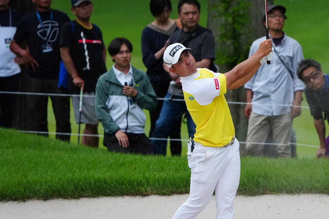 画像: 1位タイで初日を終えた蟬川泰果(撮影/岡沢裕行、写真は日本ゴルフツアー選手権 最終日)