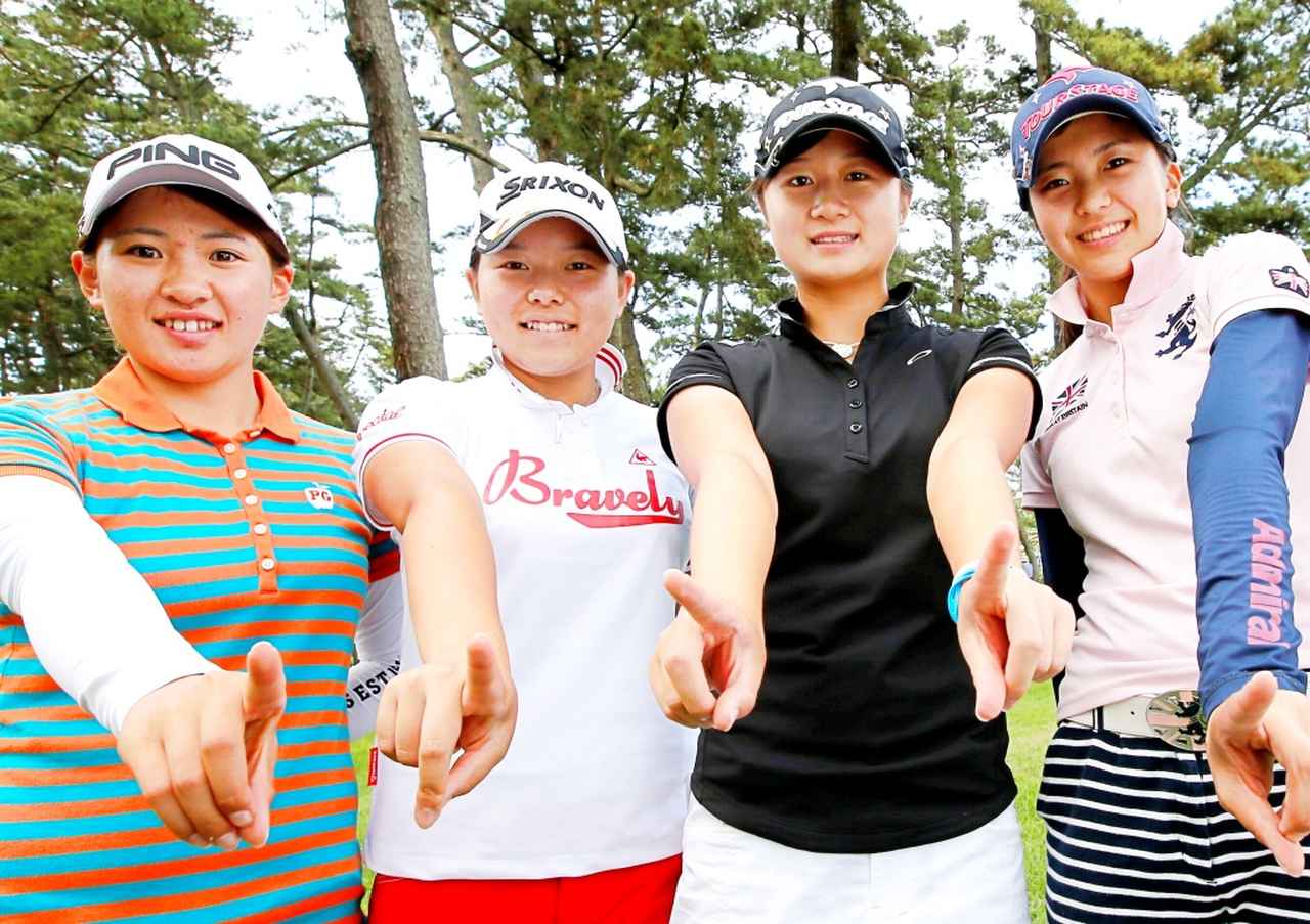 画像 : 左から永井花奈、勝みなみ、森田遥、堀琴音