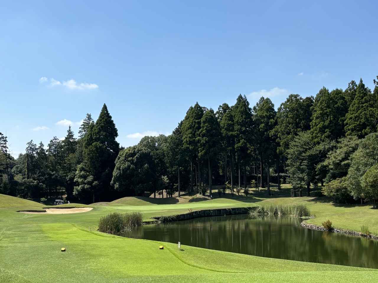 画像: 多古カントリークラブNo.4（143Y・P3）。しっかりパーキープしました