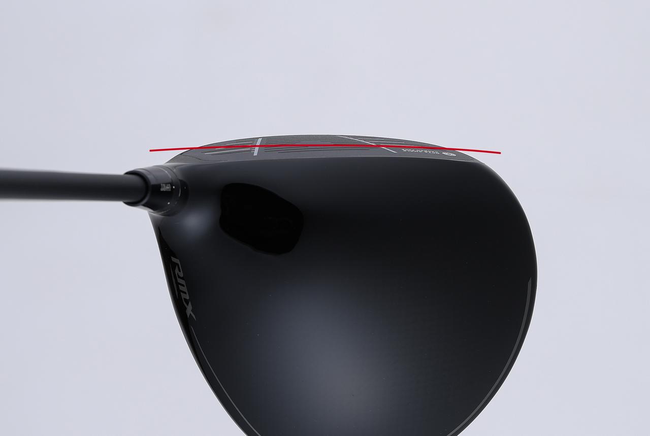 画像: トウ‐ヒール方向のフェース面のカーブが「バルジ」