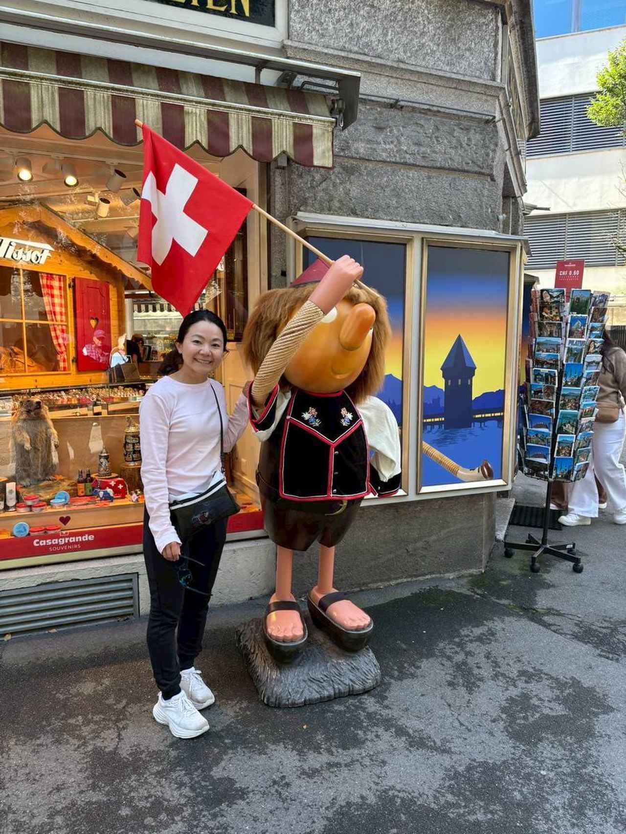 画像 : 久しぶりの観光を楽しむ彩子①