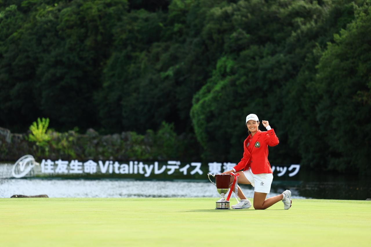 画像: 「住友生命Vitalityレディス 東海クラシック」で今季2勝目を飾った神谷そら