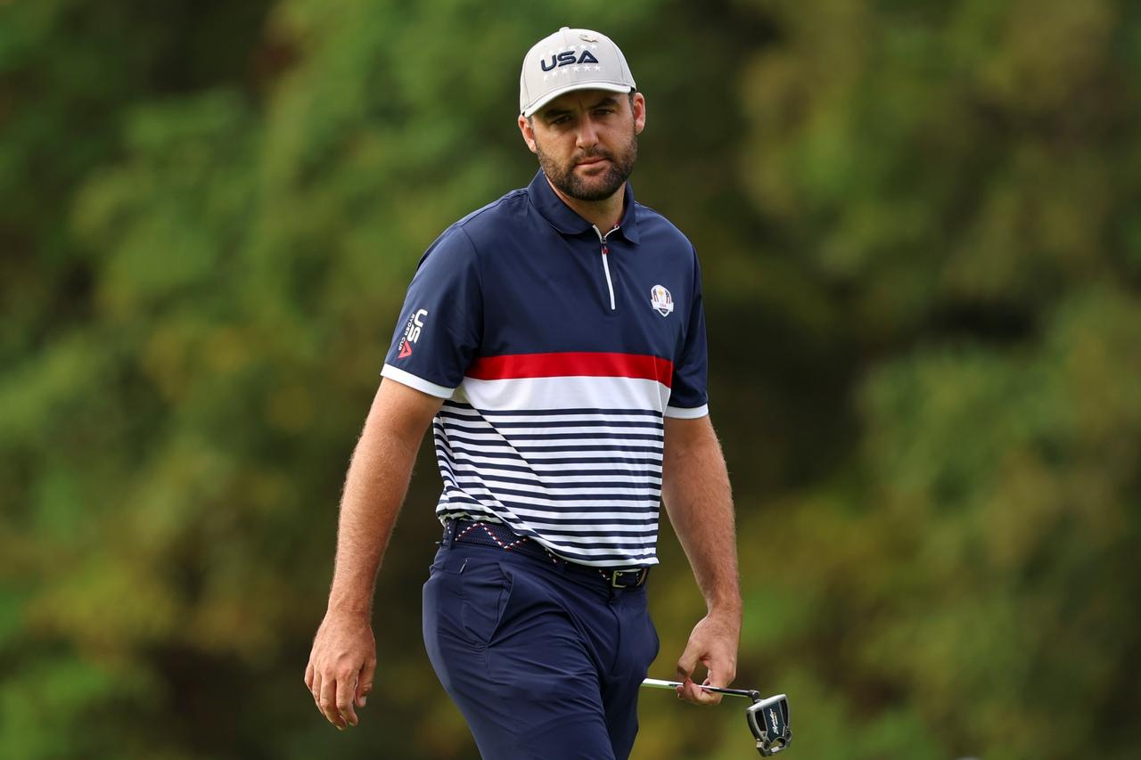 画像: パットが決まらずシェフラーもこの表情（PHOTO/PGA of America）