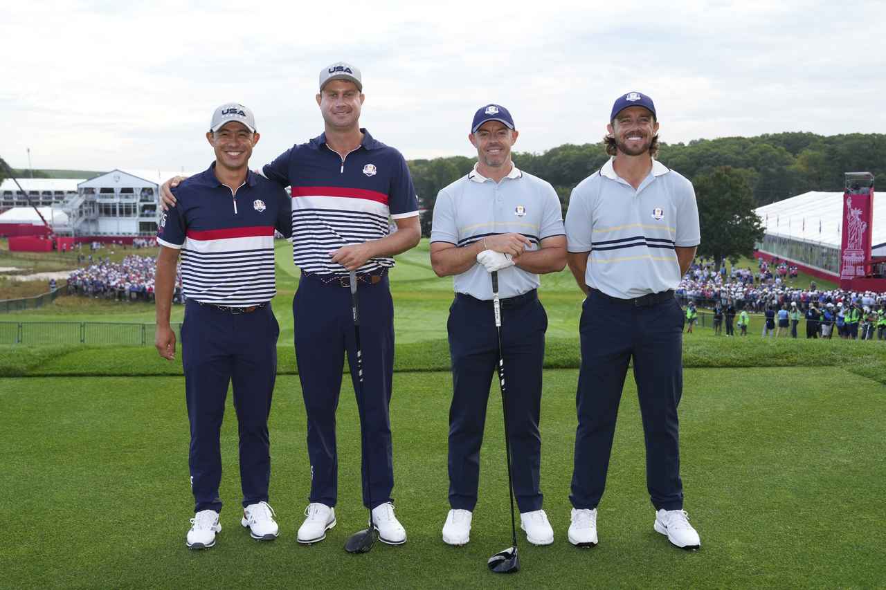 画像: 土曜のフォーサム2組目もこの4人に決まった。コリン・モリカワ＆ハリス・イングリッシュペアのリベンジなるか!?（PHOTO/PGA of America）