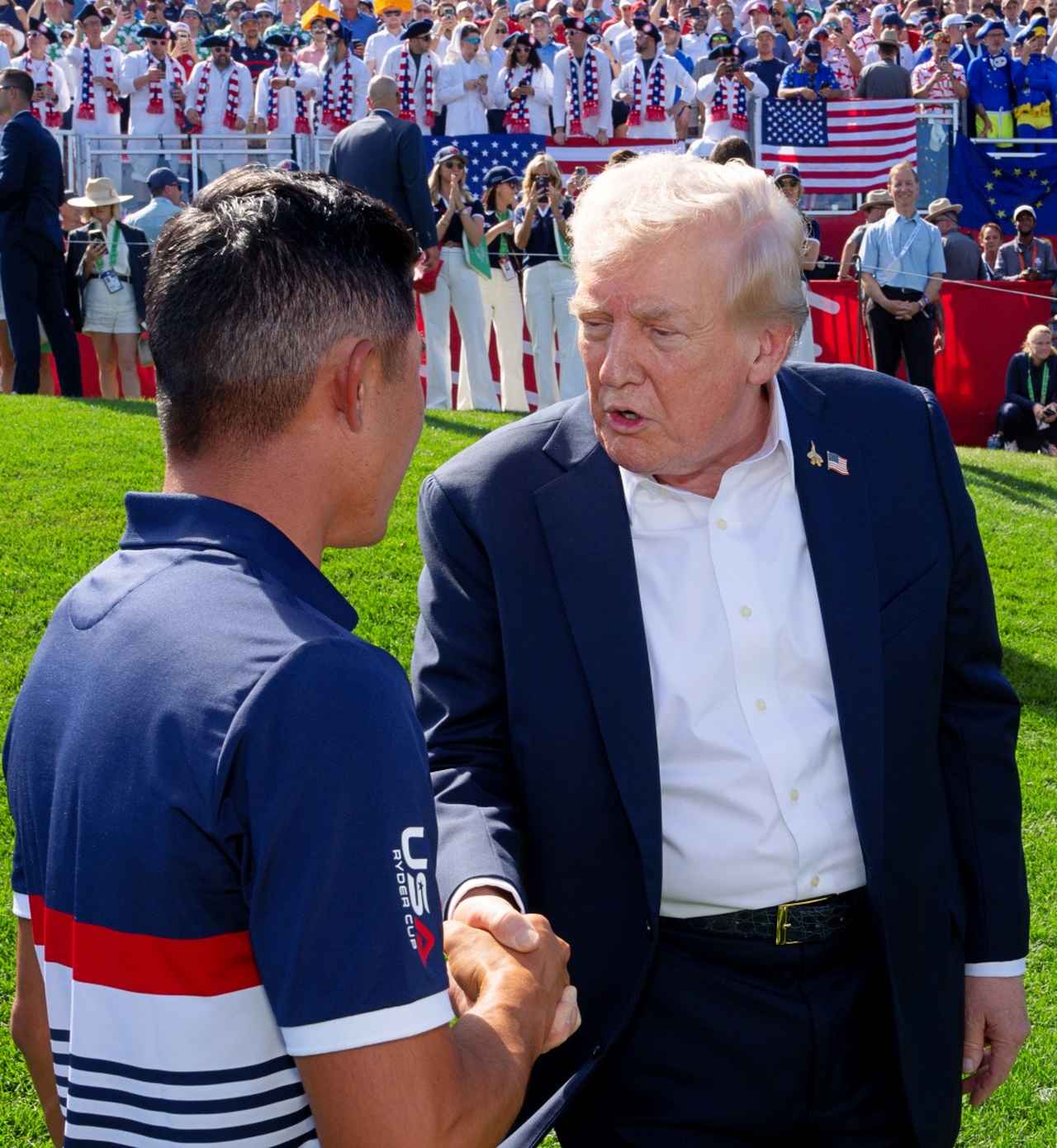 画像: ライダーカップで注目を浴びたトランプ米大統領（Photo by Darren Carroll/PGA of America）