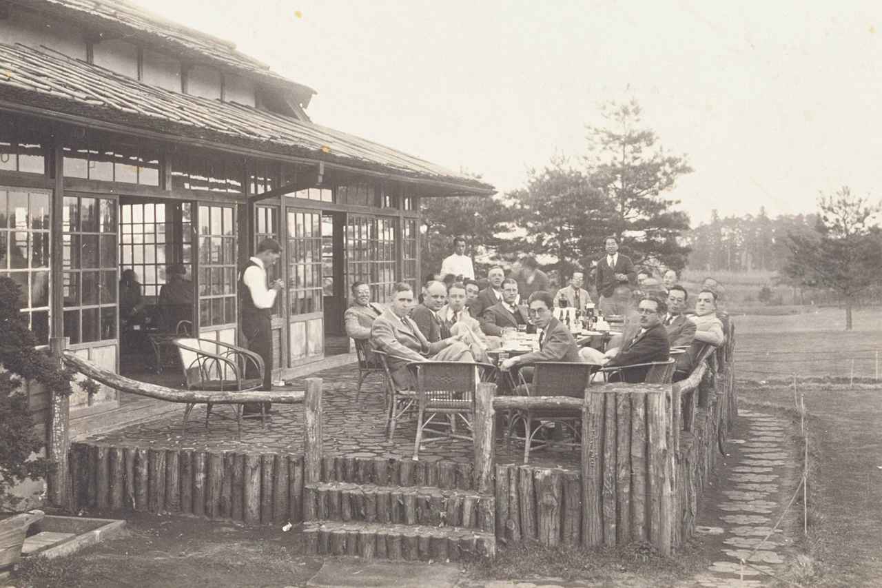 画像: 霞ヶ関カンツリー倶楽部(昭和12年根岸クラブとの試合後)
