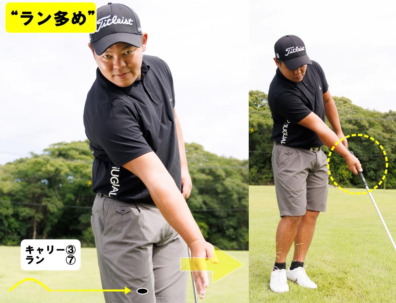 画像: 右手で“押す”。そして、手首の角度をキープする