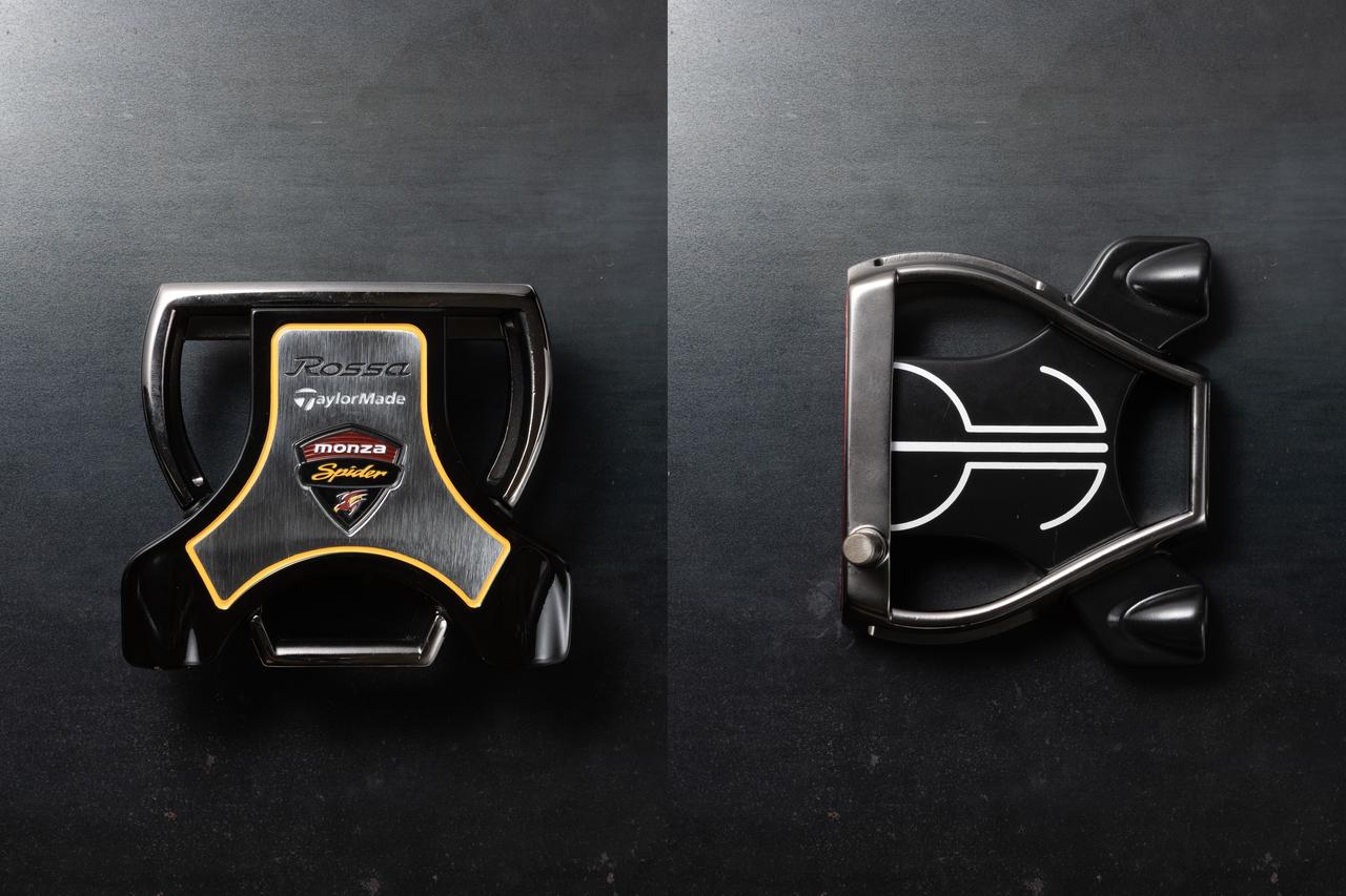 画像: 外側を重く、内側を軽くに徹し、大MOIを追求した初代スパイダー。空洞とジェットエンジンのような後方のウェイトが特徴