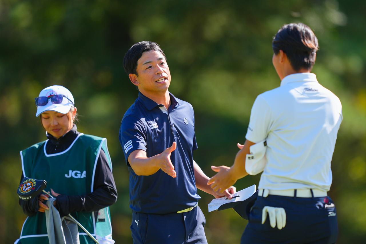 画像: 首位タイに浮上した原敏之。読み仮名が「はら・さとし」だ