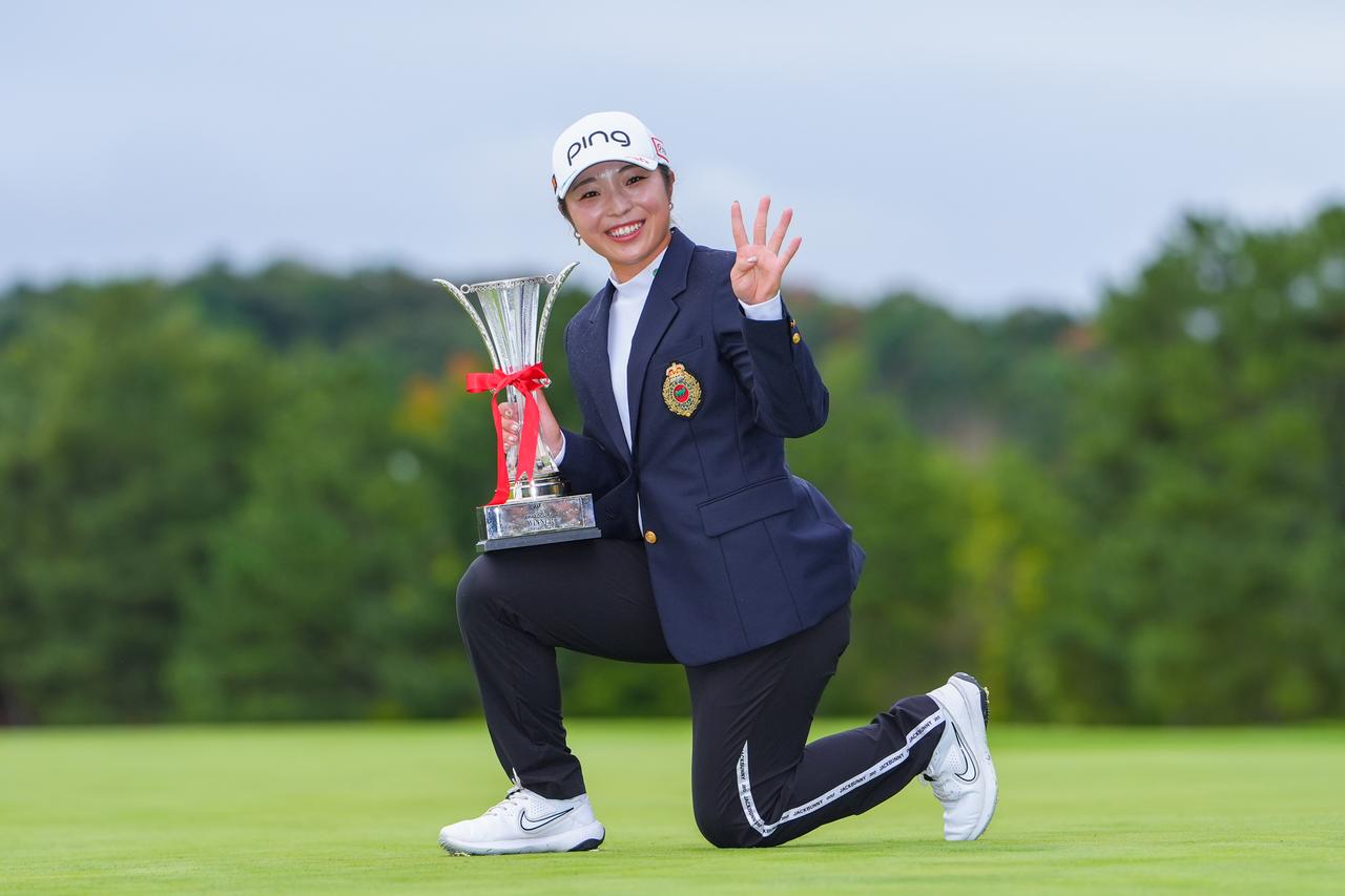 画像: 記録ずくめで今季4勝目を飾った佐久間朱莉