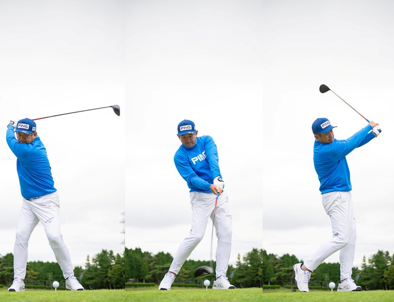 画像: ボールの上を通過する