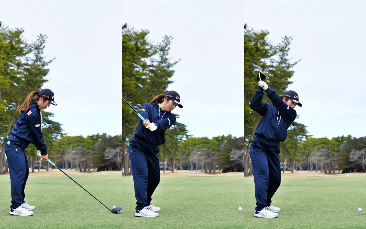 画像: 今季2勝目! 佐久間朱莉の“ゆっくりテークバック”から飛距離を生み出す秘訣は? プロが解説【勝者のスウィング】 - みんなのゴルフダイジェスト
