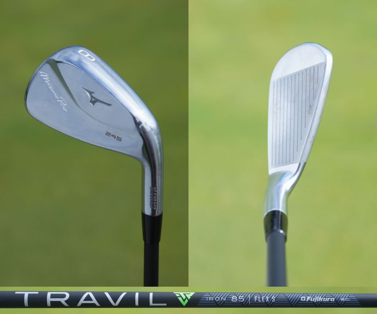 画像: 以前から中空アイアンを使用していて、このアイアンの前はミズノプロ225。シャフトは複合素材のトラヴィルでスペックは85S