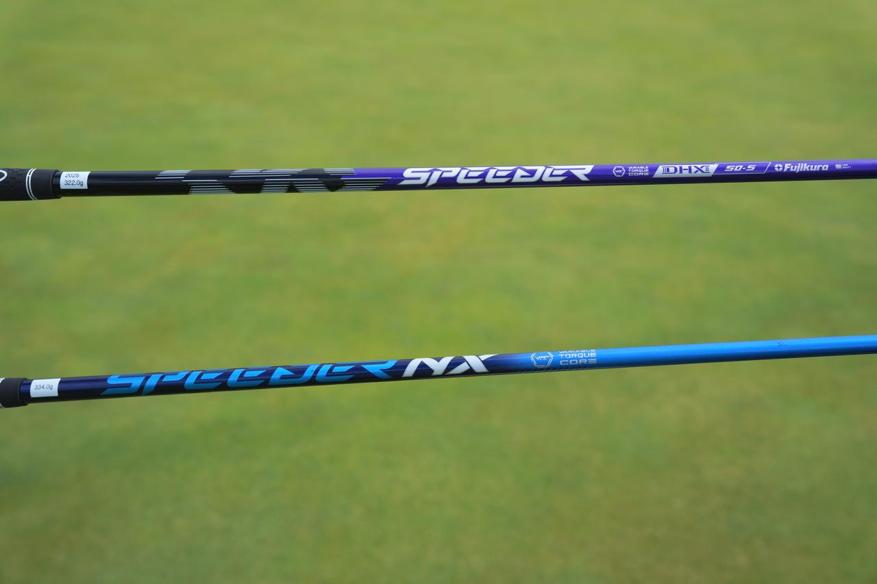 画像 : 3W/テーラーメイド Qi35 FW(15度）・フジクラ スピーダー NX バイオレット(50S） 5W/テーラーメイド Qi35 FW(18度）・フジクラ スピーダー NX ブルー(50S）