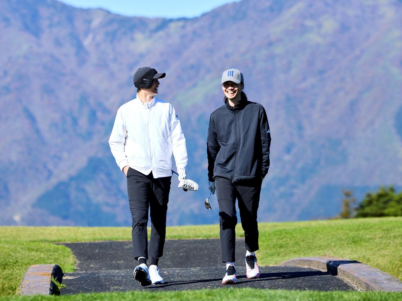 新品タグ付⛳️アディダスゴルフ ハーフジップシャツ＆スカートセット