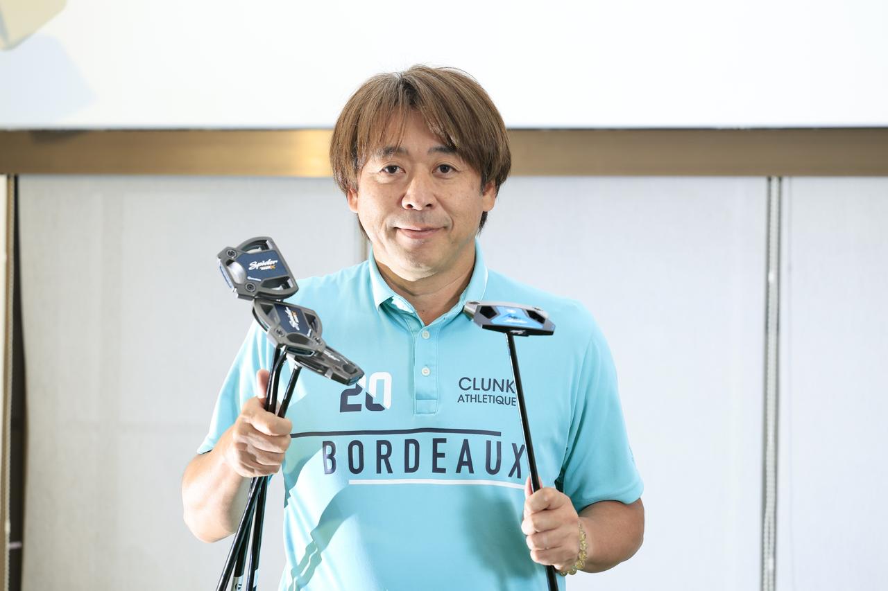 画像: 大本研太郎コーチ。スウィング理論、特にパッティングに関しての見識の深さには定評があり、ツアープロからアマチュアまで幅広くコーチングする。主宰する「GPC恵比寿」にはパット解析器「クインテック」を常設する